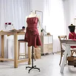 Plus Size Dress Form for Women, Curvy Full Body Mannequin with Soft Arms & Wheels, Pinnable Tailor Dummy for Sewing & Crafting, Adult Full Size Dressmaking Tool