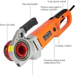 Portable Electric Pipe Threader Machine, Lightweight Handheld Copper Motor Tool for Quick Pipe Threading, Compact Design for Easy Use,4Heads