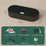 MJYHGFRT Portable Household Travel Sewing Kit Box Practical Multi-Functional Set Hand Needle Threads Scissor DIY Handwork Tool