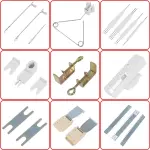 JINGEDD Automatic Knitting Machine Kit, Medium Gauge 6.5mm 150 Stitches Plastic Household Knitting Machine with Accessories Household Sewing Tool Set
