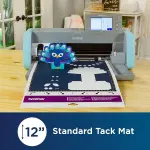 Brother ScanNCut DX Standard Tack Adhesive Mat 2-Pack, 12" x 12" and 12" x 24", for Cardstock, Vinyl, Foam and More