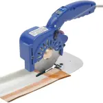 Electric Fabric Cutter, Speed Adjustable Fabric Cutting Machine, 0.79'' Cutting Thickness, Electric Cloth Cutting Machine for Cotton Canvas Denim Leather Carpets Rags Silk