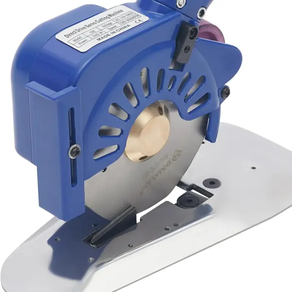 Electric Fabric Cutter, Speed Adjustable Fabric Cutting Machine, 0.79'' Cutting Thickness, Electric Cloth Cutting Machine for Cotton Canvas Denim Leather Carpets Rags Silk