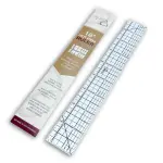 Madam Sew Hot Hem Ruler for Sewing and Quilting – Non-Slip Ironing Hot Ruler and Pleats with Dry or Steam Iron on Quilt Blocks and Clothes - 18” x 2.5” Hem Gauge