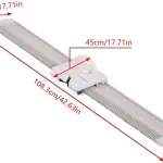 Knitting Machine and Accessories, LK150 150 Stitches 6.5mm Mid Gauge Plastic Domestic Knitting Machine with Accessories Tool Set for Household Sewing