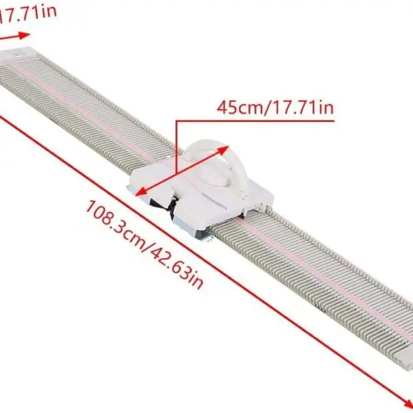 Knitting Machine and Accessories, LK150 150 Stitches 6.5mm Mid Gauge Plastic Domestic Knitting Machine with Accessories Tool Set for Household Sewing