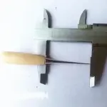 2018 200PCS Professional Leather Wood Handle Awl Tools For Leathercraft Stitching Sewing