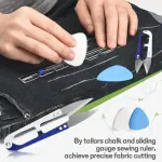 Baryfokwo Sewing Kit for Adults with Ultra Sharp Fabric Scissors, 242 Pcs Newly Upgraded Portable Travel Sewing Kit Professional Hand Needle and Thread Kit for Beginners Home Travel