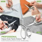 Baryfokwo Sewing Kit for Adults with Ultra Sharp Fabric Scissors, 242 Pcs Newly Upgraded Portable Travel Sewing Kit Professional Hand Needle and Thread Kit for Beginners Home Travel