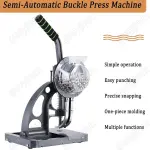 Heavy-Duty Semi-Automatic Grommet Machine Kit - Hand Press Eyelet Tool for Fabric, Sewing, Crafting, and Material Applications - Easy to Use, Durable, Versatile,12MM