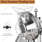 Heavy-Duty Semi-Automatic Grommet Machine Kit - Hand Press Eyelet Tool for Fabric, Sewing, Crafting, and Material Applications - Easy to Use, Durable, Versatile,12MM