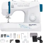 MILLEPUNTI MKR45 25 Built-in Stitches Beginner Sewing Machine, 4 Included Feet & Accessory Kit, Automatic Needle Threader, for All Skill Levels, Sewing Machine for Beginners Adult, Quilting
