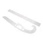 Multifunctional Sewing Ruler Set French Curve for Pattern Making and Garment Tailoring, Plastic Measuring Tool for Fashion Design and Dressmaking