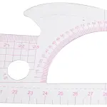 Multifunctional Sewing Ruler Set French Curve for Pattern Making and Garment Tailoring, Plastic Measuring Tool for Fashion Design and Dressmaking