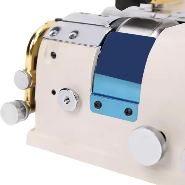 Leather Skiving Machine Head, SM-801 1200RPM Electric Industrial Leather Skiving Thinning Machine Leather Shovel Skin Cutter w/o Brushless Servo Motor for Flat Thinning Leather, Plastic, Rubbe