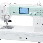 Elna Elnita ef72 Sewing and Quilting Machine with over 10" of Seamless, Aluminum Flatbed Sewing Space, 170 built-in stitches, 2 Alphabets for Home