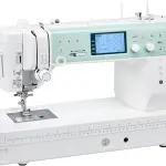 Elna Elnita ef72 Sewing and Quilting Machine with over 10" of Seamless, Aluminum Flatbed Sewing Space, 170 built-in stitches, 2 Alphabets for Home