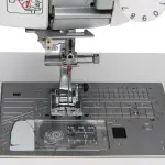 Elna Elnita ef72 Sewing and Quilting Machine with over 10" of Seamless, Aluminum Flatbed Sewing Space, 170 built-in stitches, 2 Alphabets for Home