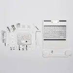 Elna Elnita ef72 Sewing and Quilting Machine with over 10" of Seamless, Aluminum Flatbed Sewing Space, 170 built-in stitches, 2 Alphabets for Home