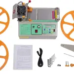 110V 280W Webbing Cutting Machine Automatic Hot and Cold Cutting Machines Hot Ribbon Cutter Machine Automatic Ribbon Belt Fabric Cutter for Families & Garment Factories & Shoe Factories