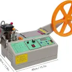 110V 280W Webbing Cutting Machine Automatic Hot and Cold Cutting Machines Hot Ribbon Cutter Machine Automatic Ribbon Belt Fabric Cutter for Families & Garment Factories & Shoe Factories