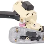 Electric Rotary Fabric Cutter 110V Electric Cloth Cutting Machine 4 Inch Rotary Blade Hand Held Fabric Slitting Machine with Automatic Sharpener for Multi-Layer Clothing,Textiles,Carpet