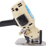 Electric Rotary Fabric Cutter 110V Electric Cloth Cutting Machine 4 Inch Rotary Blade Hand Held Fabric Slitting Machine with Automatic Sharpener for Multi-Layer Clothing,Textiles,Carpet
