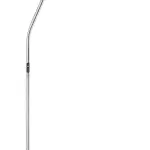 Daylight Slimline 4™ LED Floor Lamp in Brushed Steel - 6,000K, 3,200 Lux, 4 Brightness Levels, USB-C Charging Port, Anti-Glare Diffuser, Flexible Design, Art & Craft, Sewing, Nail Salon