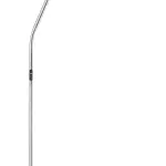 Daylight Slimline 4™ LED Floor Lamp in Brushed Steel - 6,000K, 3,200 Lux, 4 Brightness Levels, USB-C Charging Port, Anti-Glare Diffuser, Flexible Design, Art & Craft, Sewing, Nail Salon