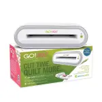 AccuQuilt GO! Bolt Electric Fabric Cutter Starter Set, Automatic Operation, Includes Square Die, Cutting Mat, and Quick Start Guide