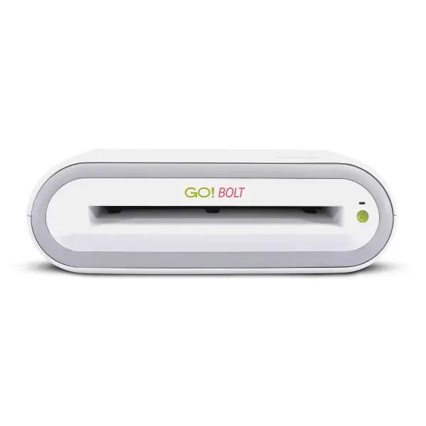 AccuQuilt GO! Bolt Electric Fabric Cutter Starter Set, Automatic Operation, Includes Square Die, Cutting Mat, and Quick Start Guide