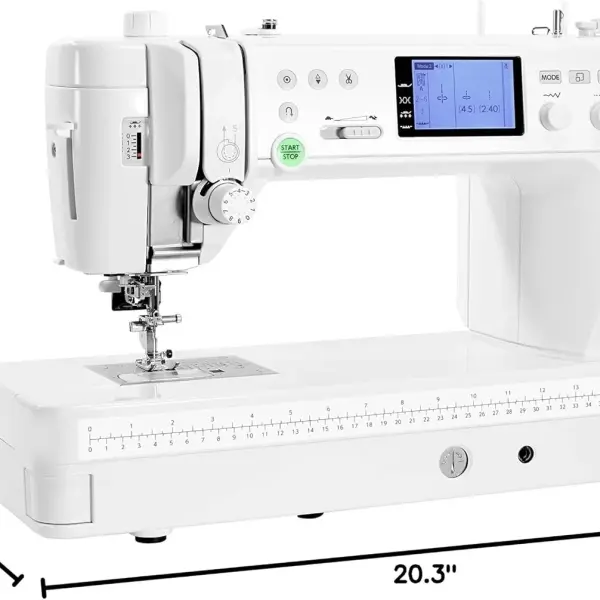 Elna eXcellence 720 Pro Computerized Sewing Quilting Machine 200 Stitches LCD