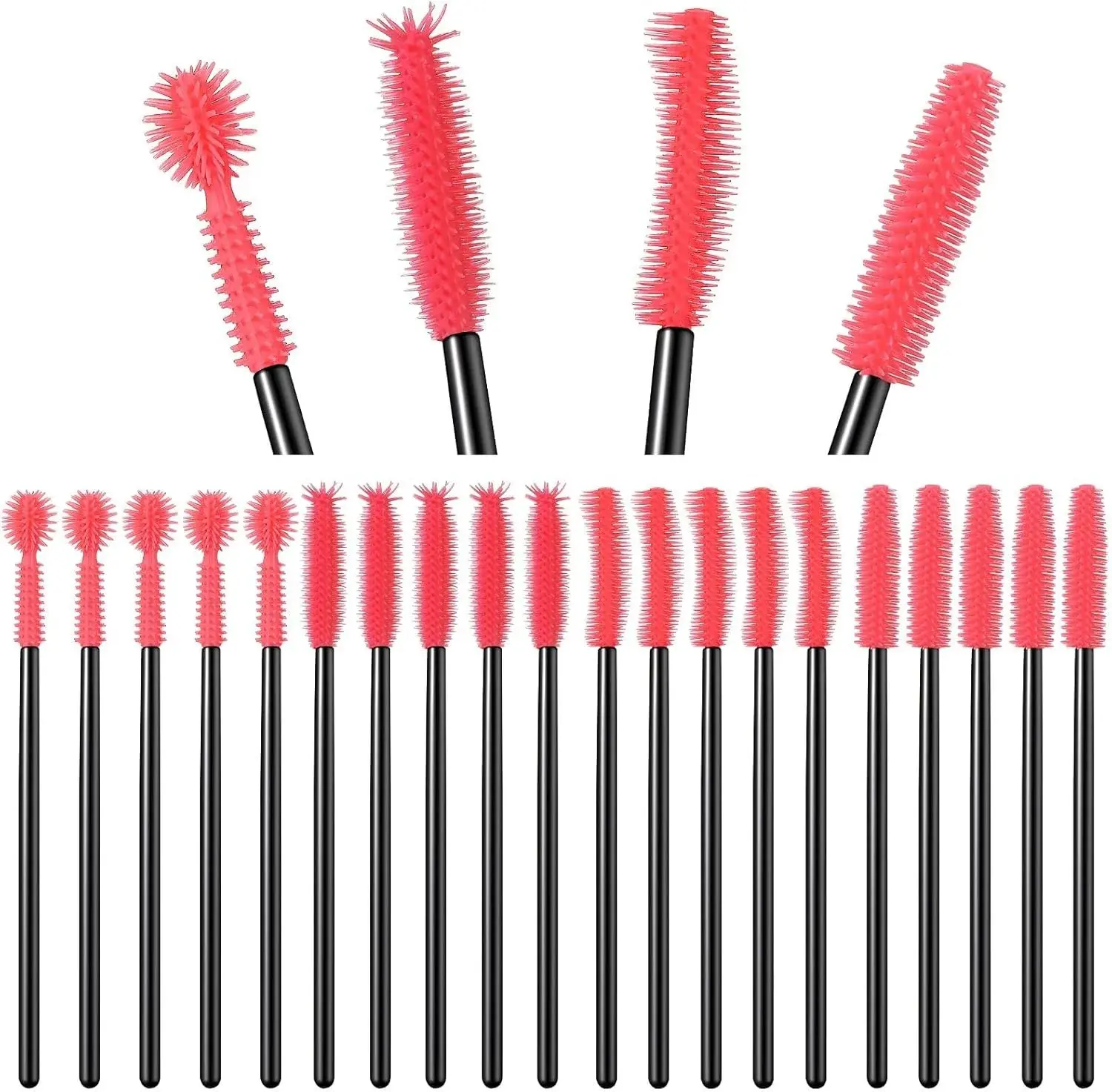 20 Pcs Nook and Cranny Sewing Machine Cleaning Brushes, Reusable Silicone Dense Bristles Cleaning Brushes for Sewing Machine Internal and Spool Area, Sewing Tools, Sewing Products, Red