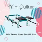 Table Top Hoop Quilting Frames | Hoop Quilting Frames for Domestic Machines (Mini Quilter Beginner Hoop Quilting Frame)