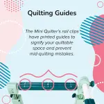 Table Top Hoop Quilting Frames | Hoop Quilting Frames for Domestic Machines (Mini Quilter Beginner Hoop Quilting Frame)
