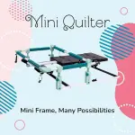 Table Top Hoop Quilting Frames | Hoop Quilting Frames for Domestic Machines (Mini Quilter Beginner Hoop Quilting Frame)