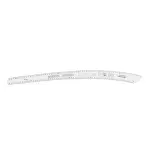 7Pcs Sewing Ruler, Tailor Set Clear High Accuracy Scale Acrylic French Rulers Fashion Pattern Design for Making Drafting Curve Dress Makers