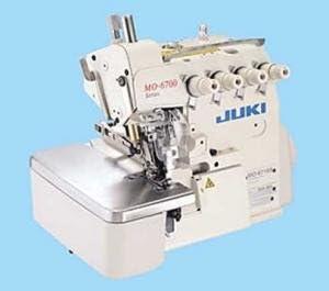 Juki MO-6714 S-BE6-40H. 1&2 Needle 3&4 Thread Industrial Overlock Serger MO6714S, Set Up Power Stand 7000SPM