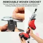 Wig Sewing Inject Machine for PU - Cordless,5000 Rpm,1000W PU Simulation Scalp Tying Machine, Handheld Hair Weaving Tool, for Salon Home Use