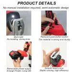 Wig Sewing Inject Machine for PU - Cordless,5000 Rpm,1000W PU Simulation Scalp Tying Machine, Handheld Hair Weaving Tool, for Salon Home Use