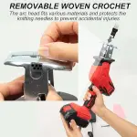 Wig Sewing Inject Machine for PU - Cordless,5000 Rpm,1000W PU Simulation Scalp Tying Machine, Handheld Hair Weaving Tool, for Salon Home Use