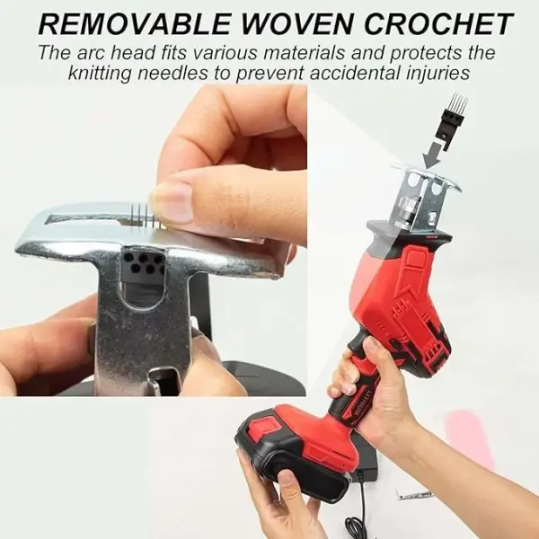Wig Sewing Inject Machine for PU - Cordless,5000 Rpm,1000W PU Simulation Scalp Tying Machine, Handheld Hair Weaving Tool, for Salon Home Use