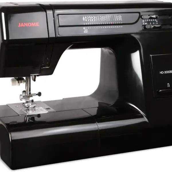 Janome Heavy Duty HD-3000 Black Edition Sewing Machine with Bonus 6 Piece Quilting Kit