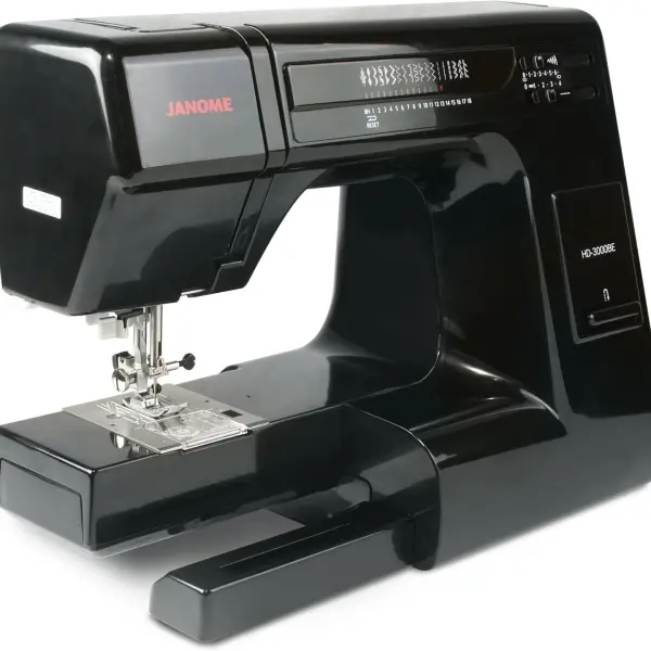 Janome Heavy Duty HD-3000 Black Edition Sewing Machine with Bonus 6 Piece Quilting Kit