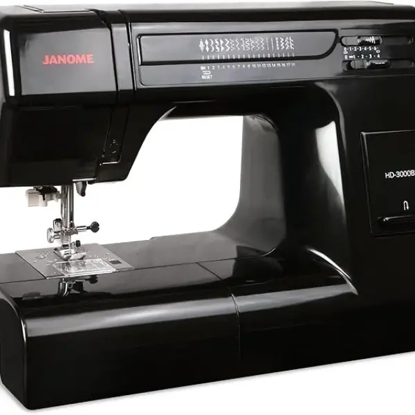 Janome Heavy Duty HD-3000 Black Edition Sewing Machine with Bonus 6 Piece Quilting Kit