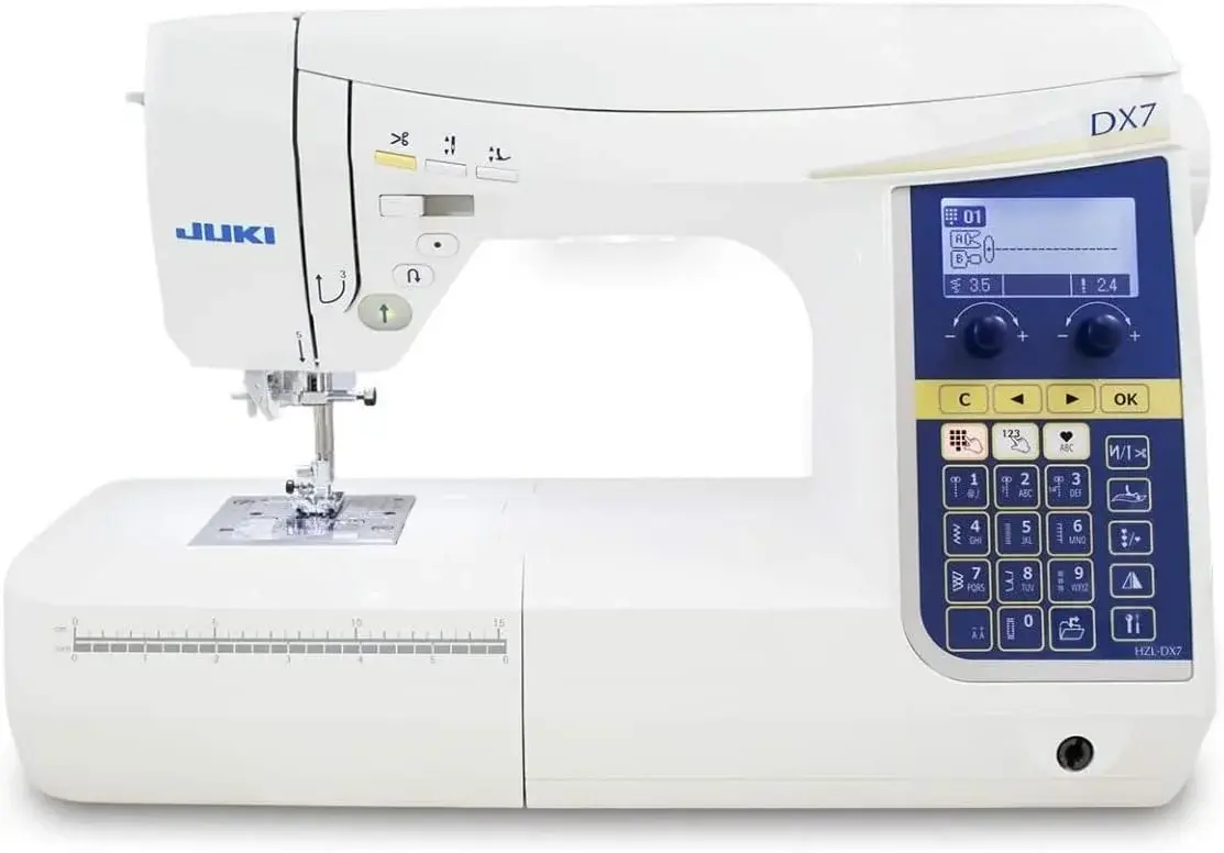 Juki HZL-DX7 Sewing Machine with 287 Stitch Patterns and 4 Fonts