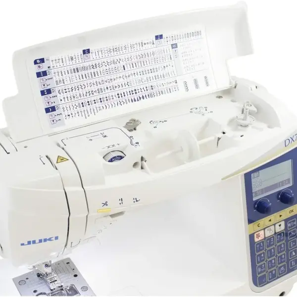Juki HZL-DX7 Sewing Machine with 287 Stitch Patterns and 4 Fonts