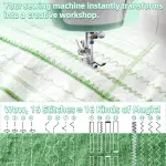 Sewing Machine with Double Needle, Mini Sewing Machine with 16 Built-in Stitches, Includes Multiple Accessories, Perfect for Everyday Home Sewing and DIY Projects