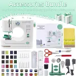 Sewing Machine with Double Needle, Mini Sewing Machine with 16 Built-in Stitches, Includes Multiple Accessories, Perfect for Everyday Home Sewing and DIY Projects