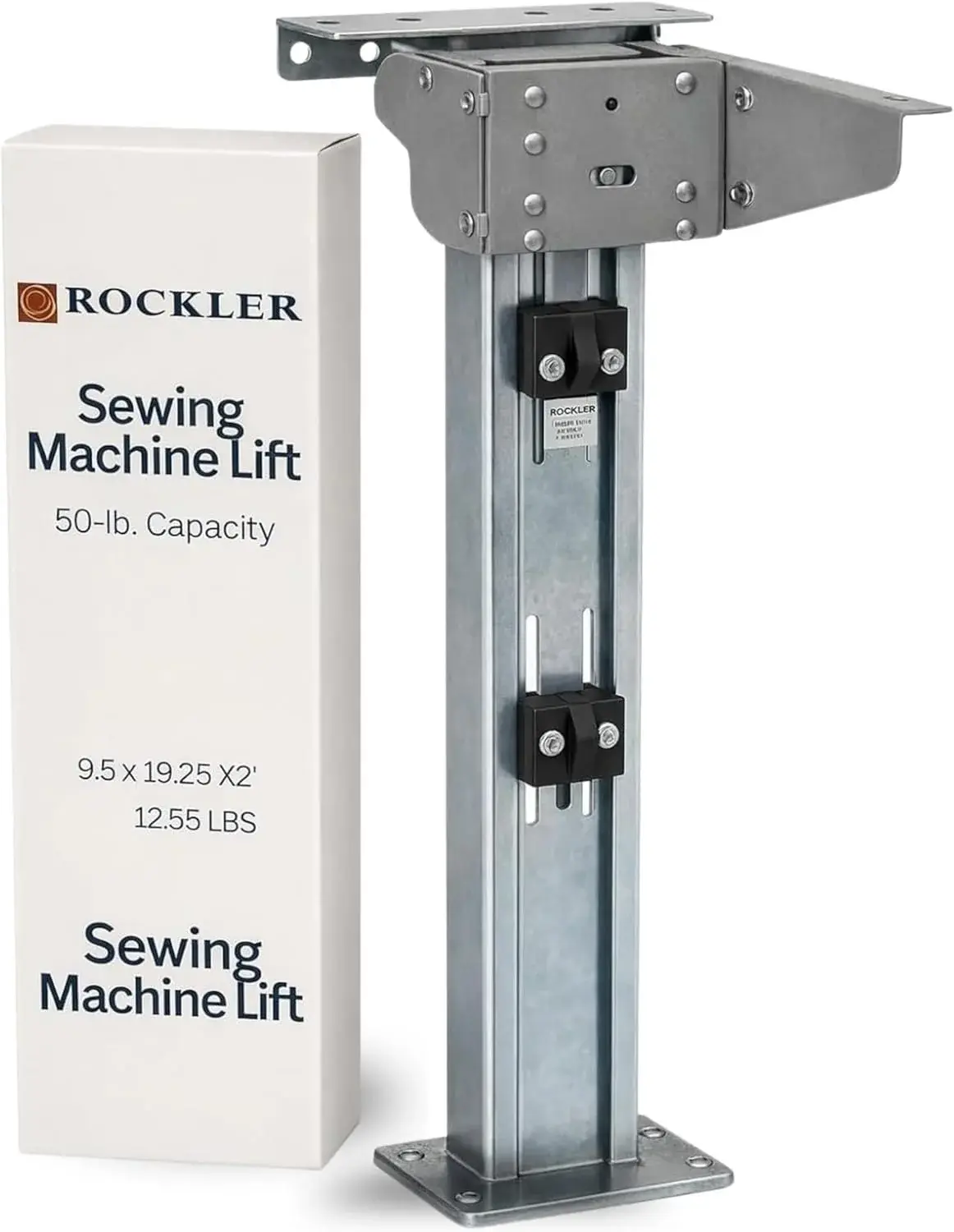 Sewing Machine Lift Mechanism – 50-lb. Capacity Heavy Duty Sewing Furniture for Ergonomic Use – Easy-to-Install Smooth Airlift Mechanism for Clutter-Free Workspace & Touch Release Operation